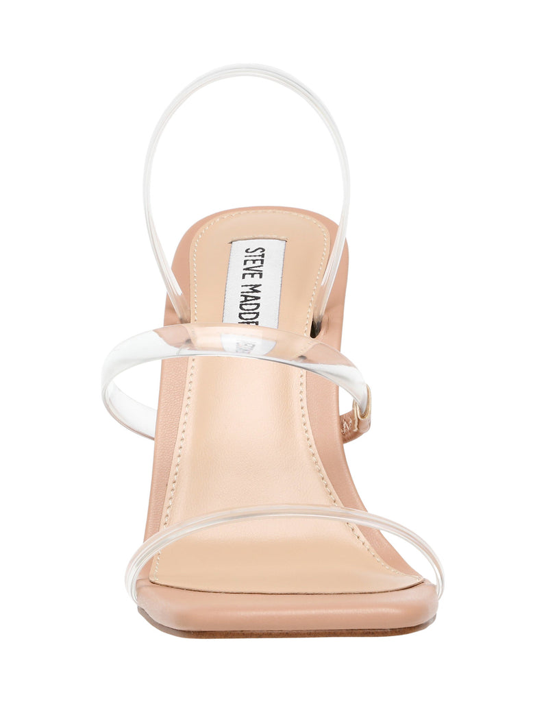 Front View - Steve Madden Gracey Clear Shoes