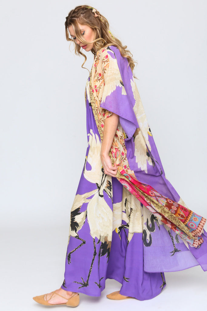 Side View - Cream Kimono