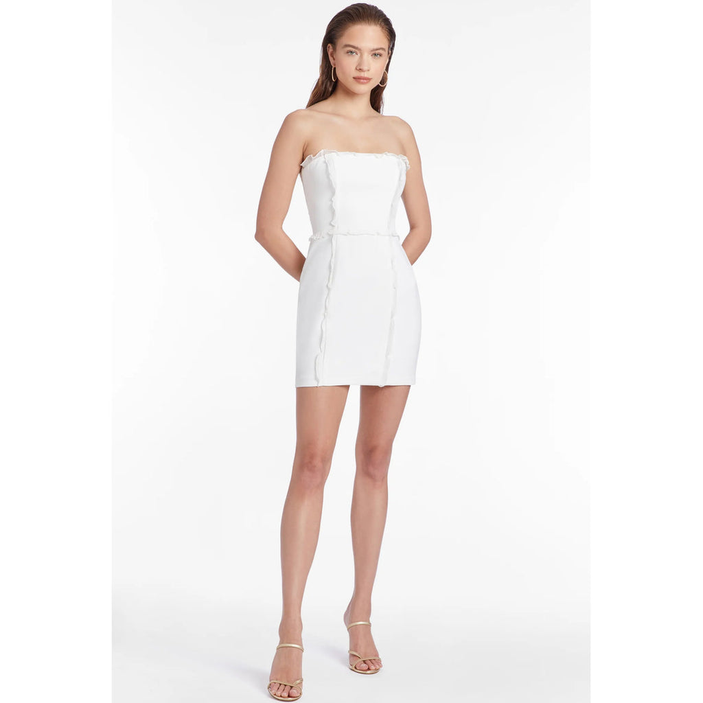 Ivory Jeannie Strapless Mini Dress