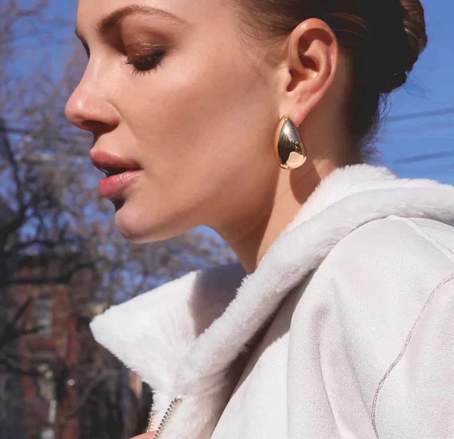 Silver Raindrop Earring