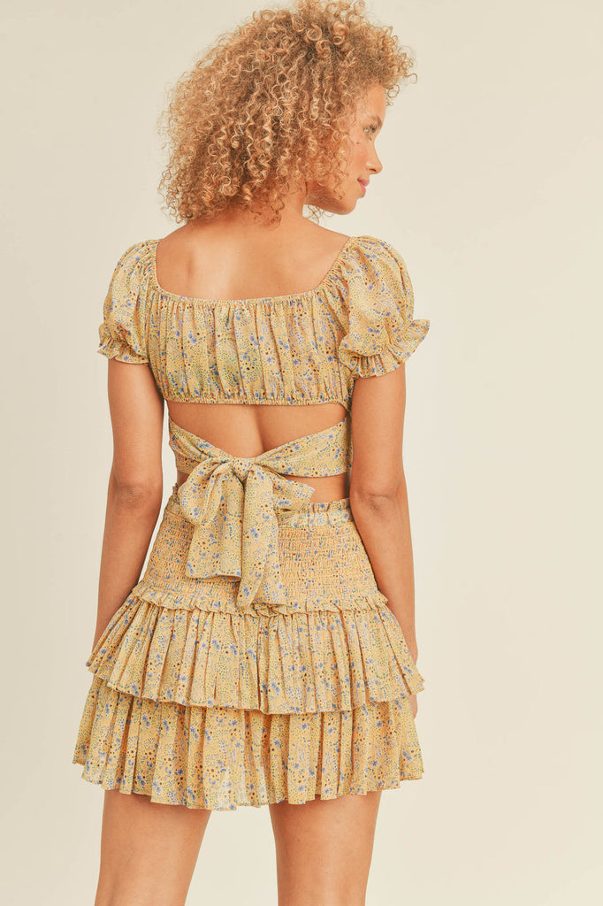 Back View - Summer Fields Yellow Top