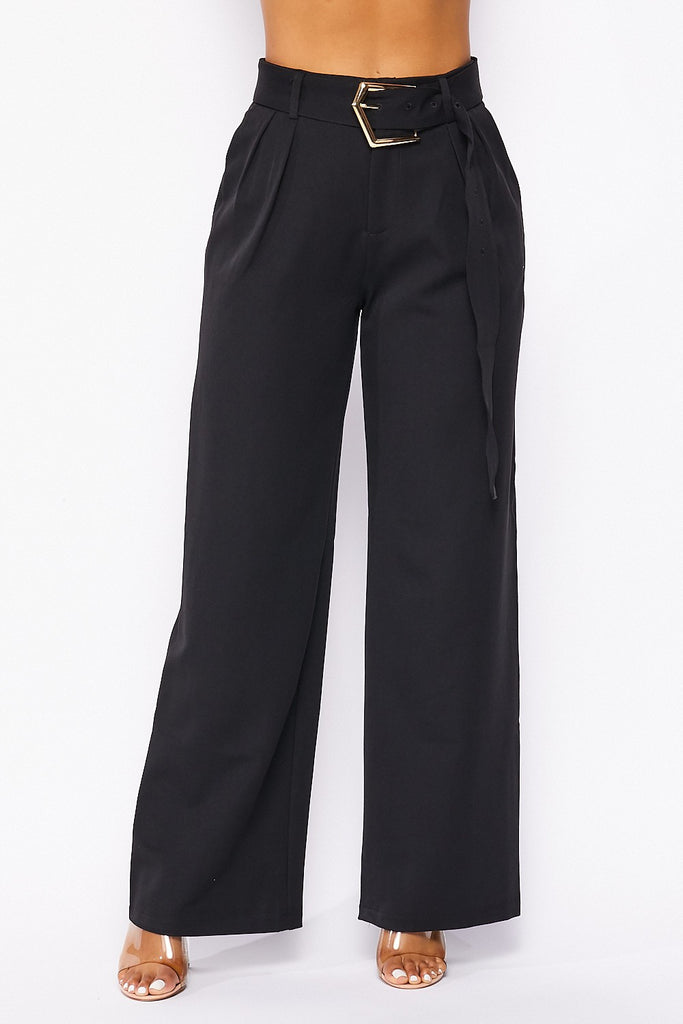 Black Trouser with Belt