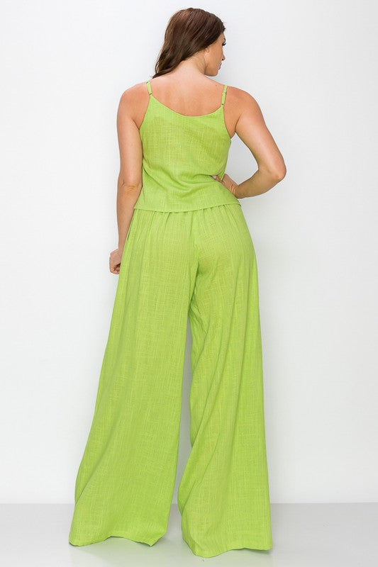 Back View - Lime Cali Cami