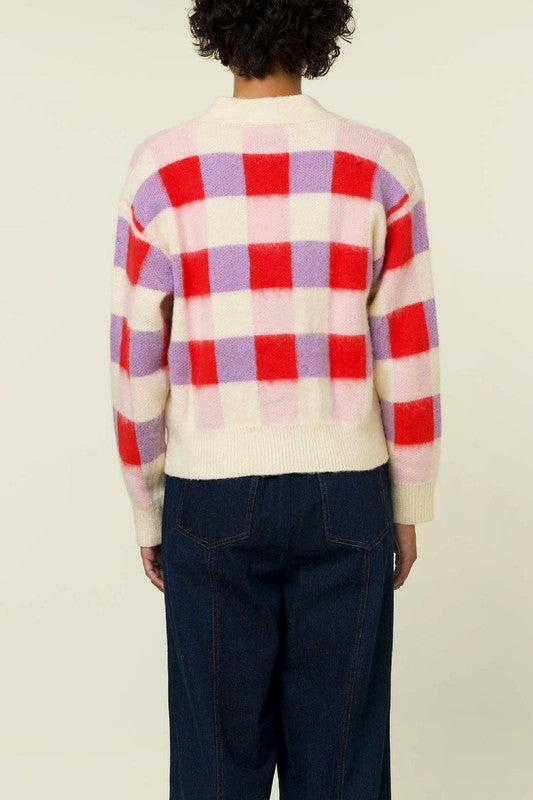 Back View - Manila Block Sweater