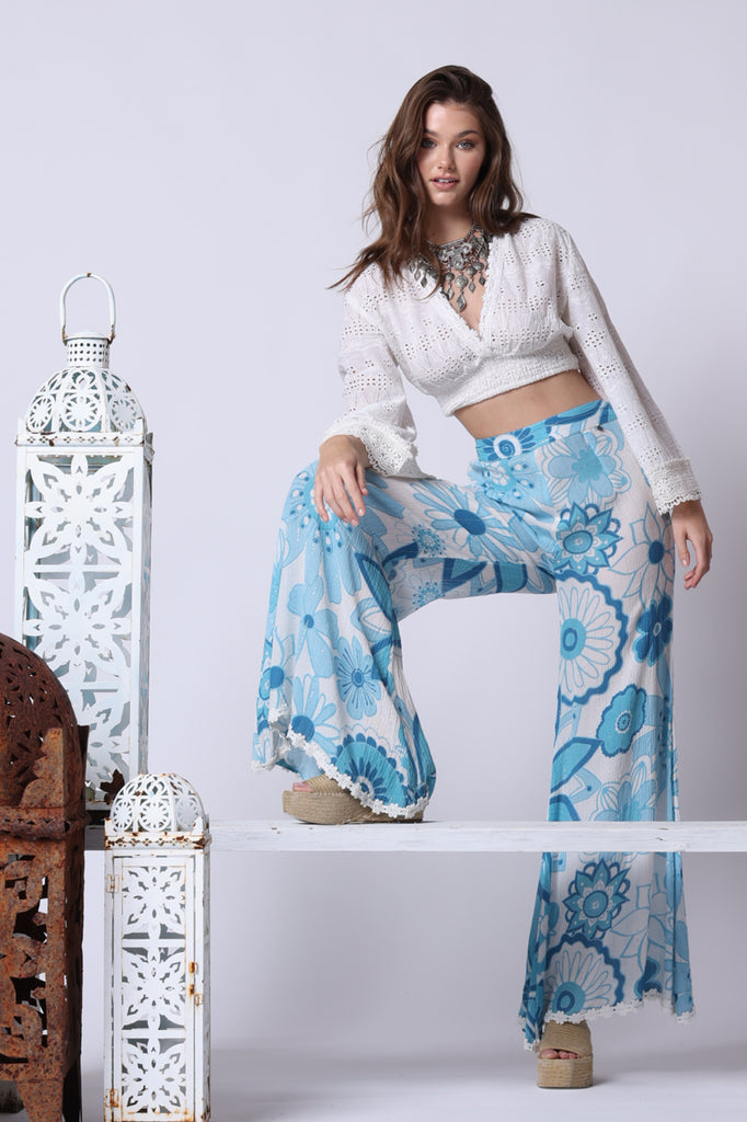 Blue Anita Pants