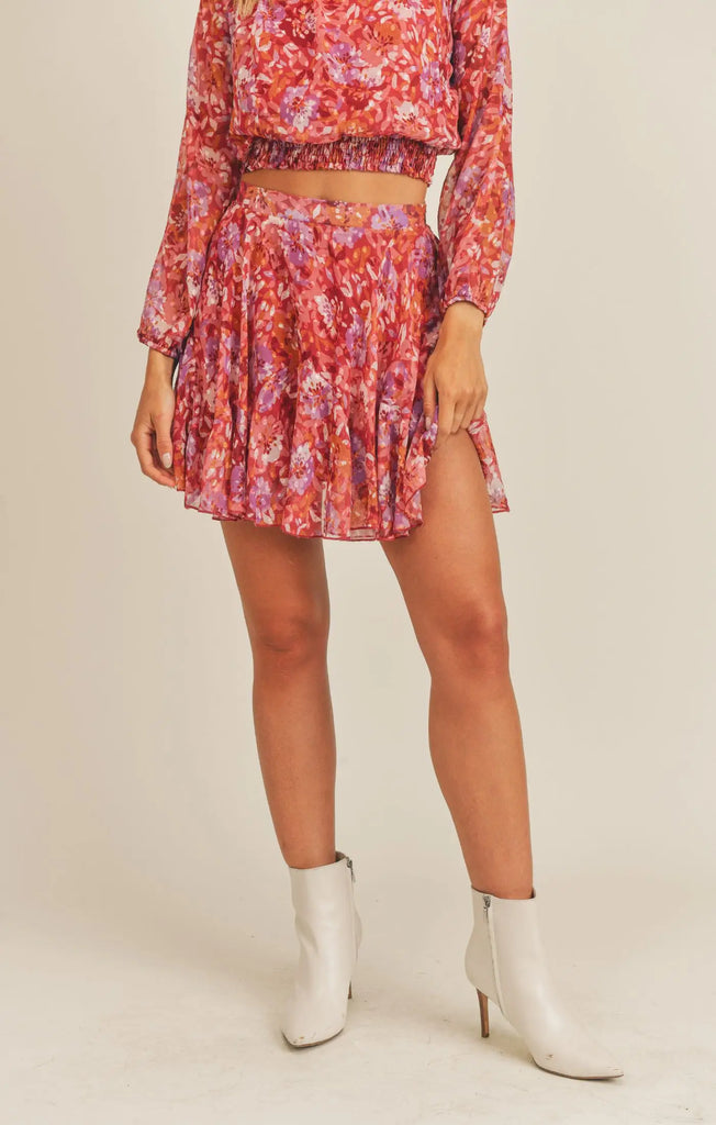 Heart of Glass Mini Skirt