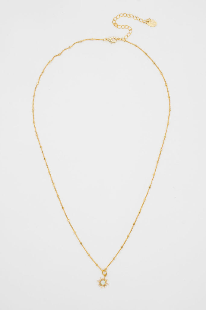 Opal Constellation Necklace - long chain