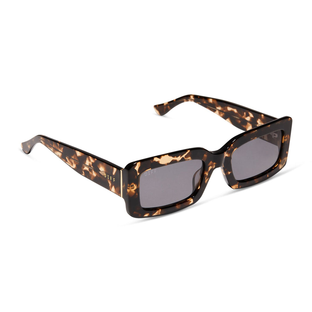 Indy Espresso Tortoise Grey Sunglasses