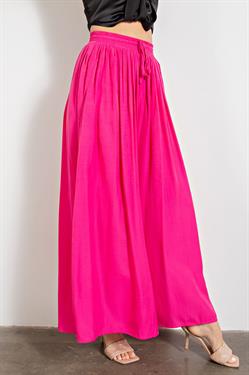 Side View - Pink Low Rise Pants