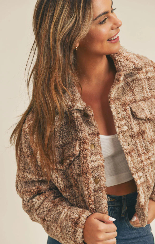 Close View - Bear Bear Sherpa Jacket