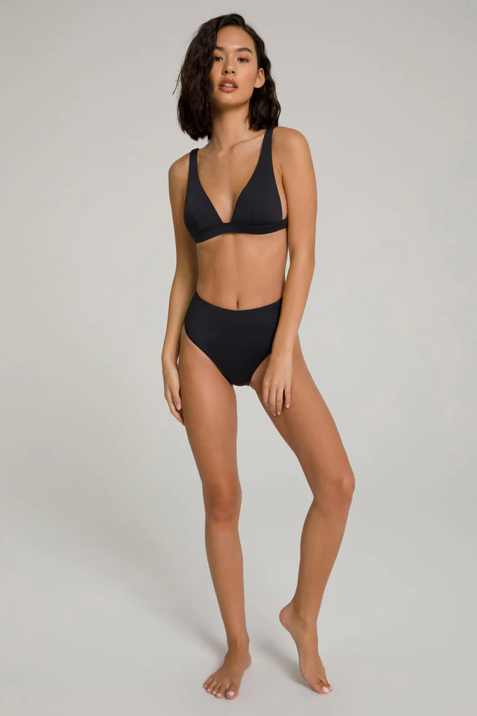 Black Good Waist Bikini Bottom