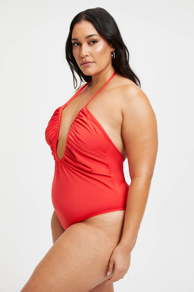 Side View - Poppy Leilani One-Piece