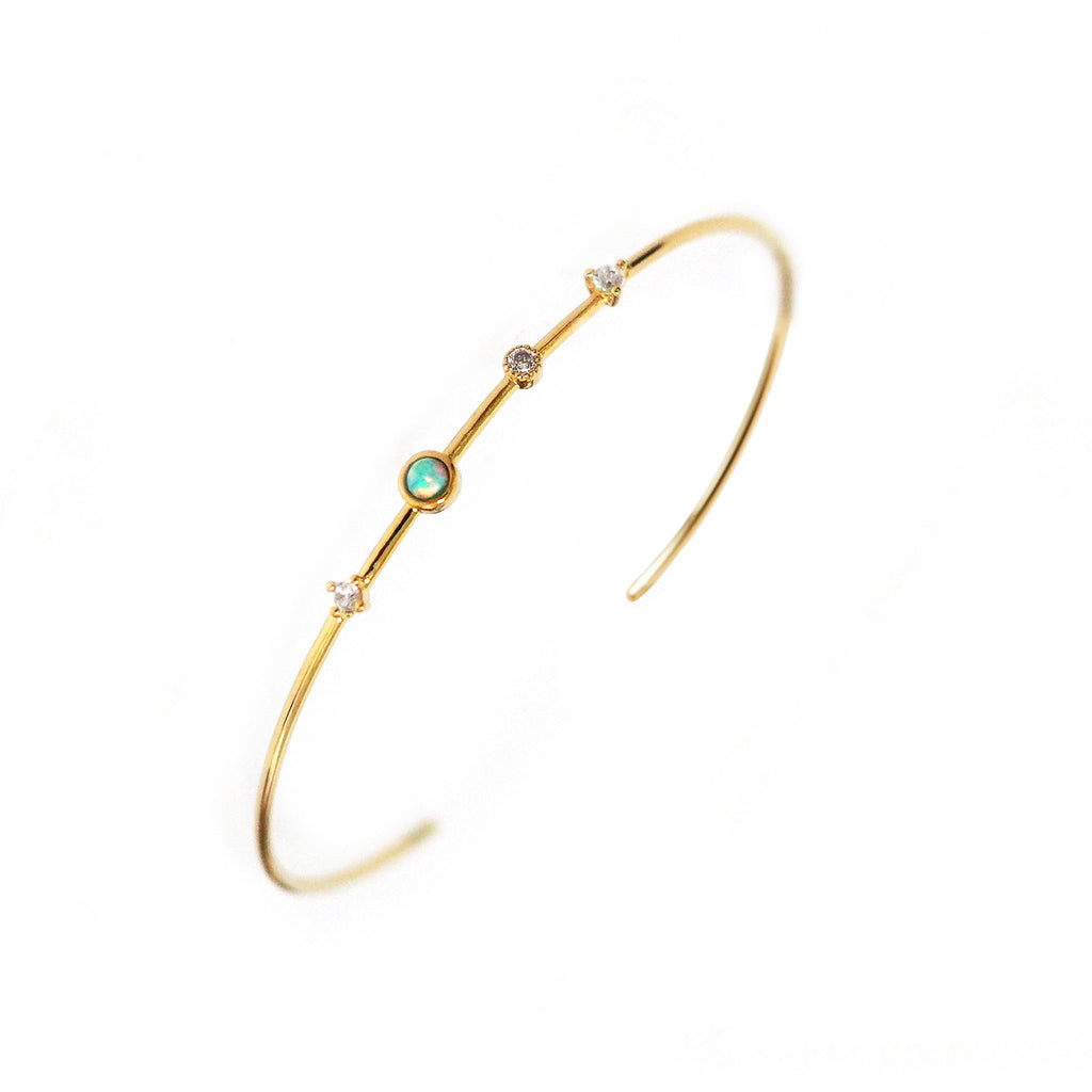 Opal and Gold Bracelet