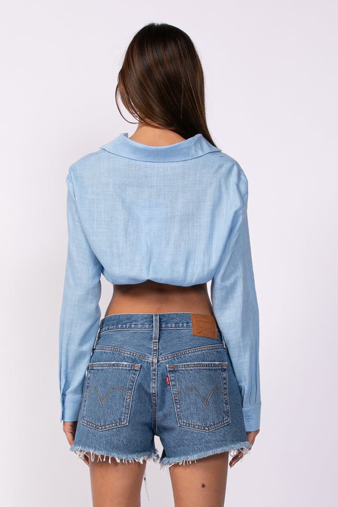 Back View - Lady Blue Top