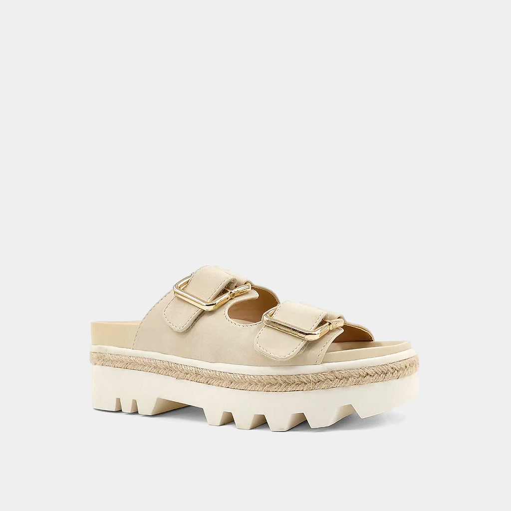 Bone colored sandal