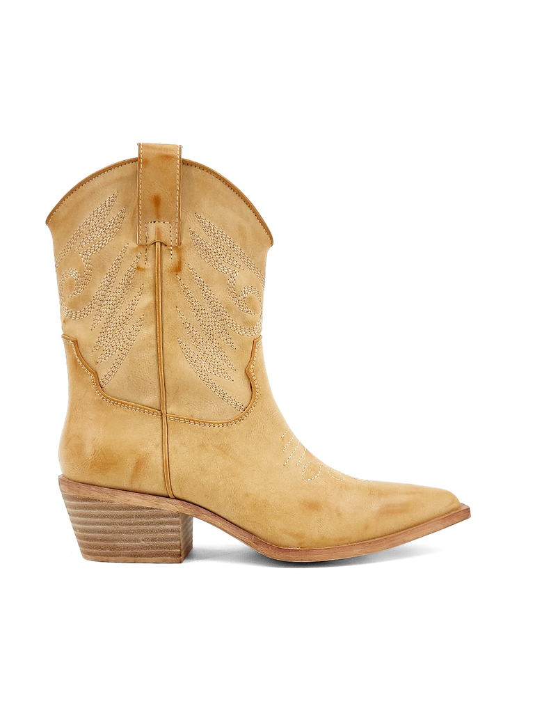 Zahara Natural Cowboy Boot