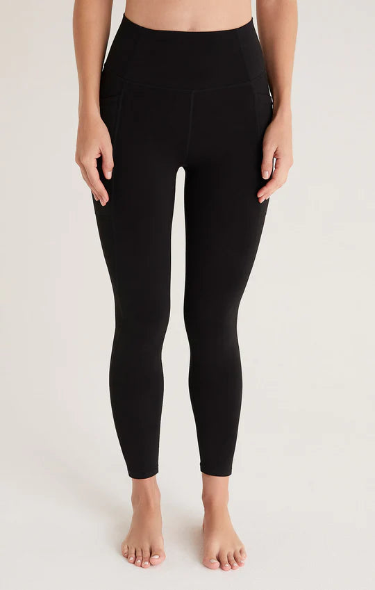 Black All Day 7/8 Pocket Leggings