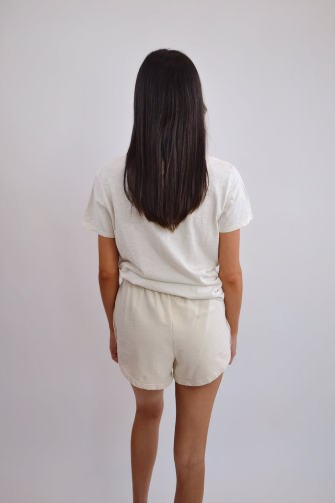 Back view - white canyon shorts