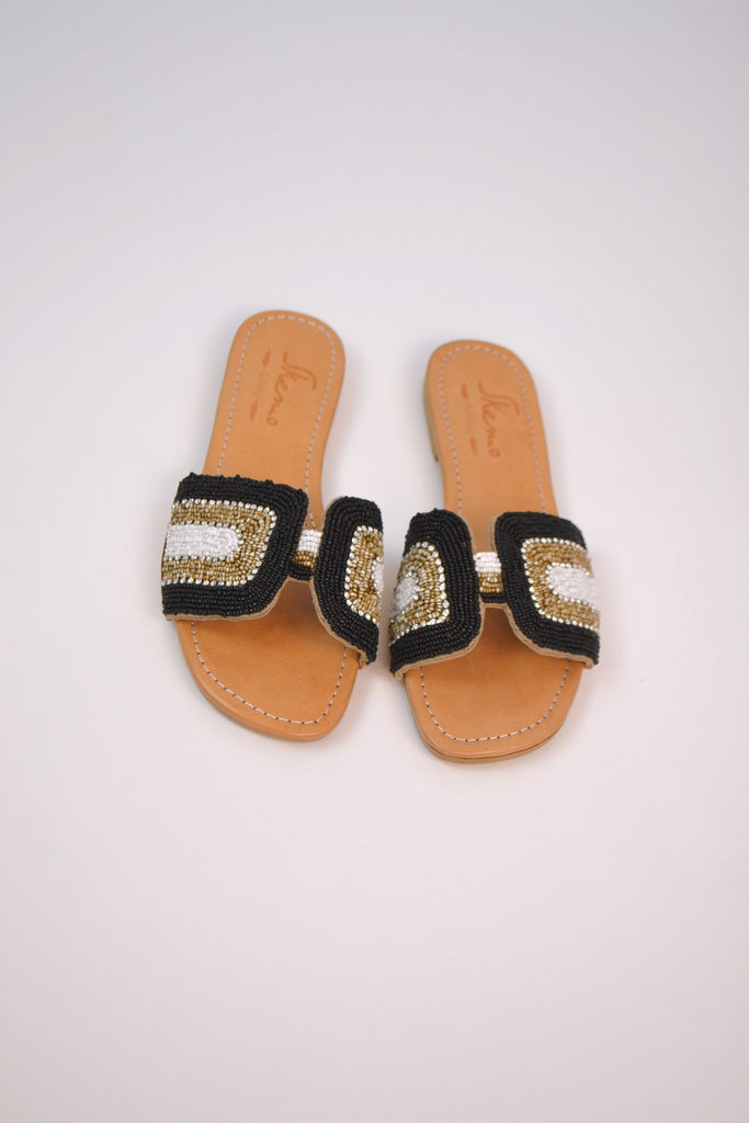 Cabo Flat Sandal Black