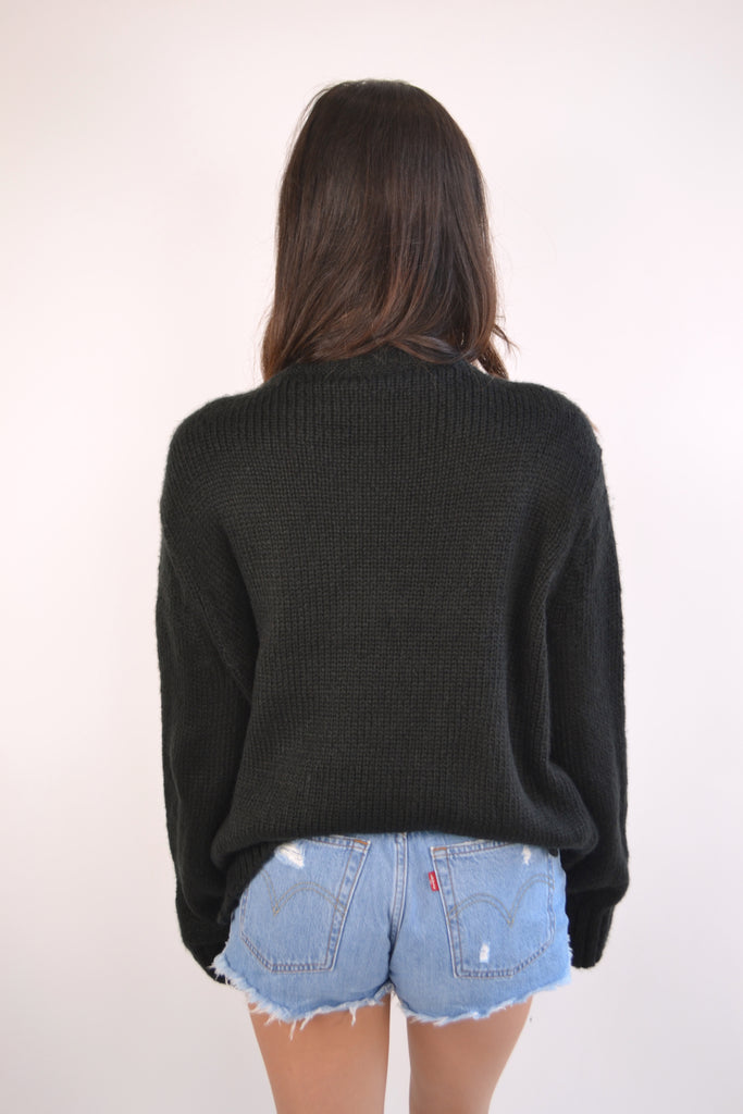 Back View - Spooky Vibes Wooden Ship Sweater