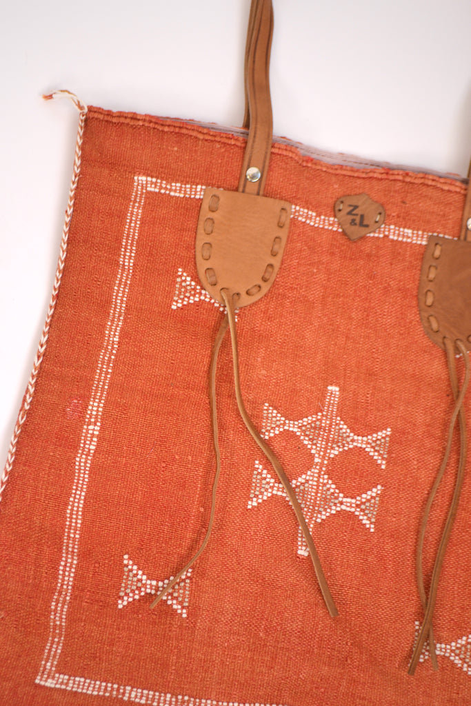Close View - Red Kilim Shoulder Bag