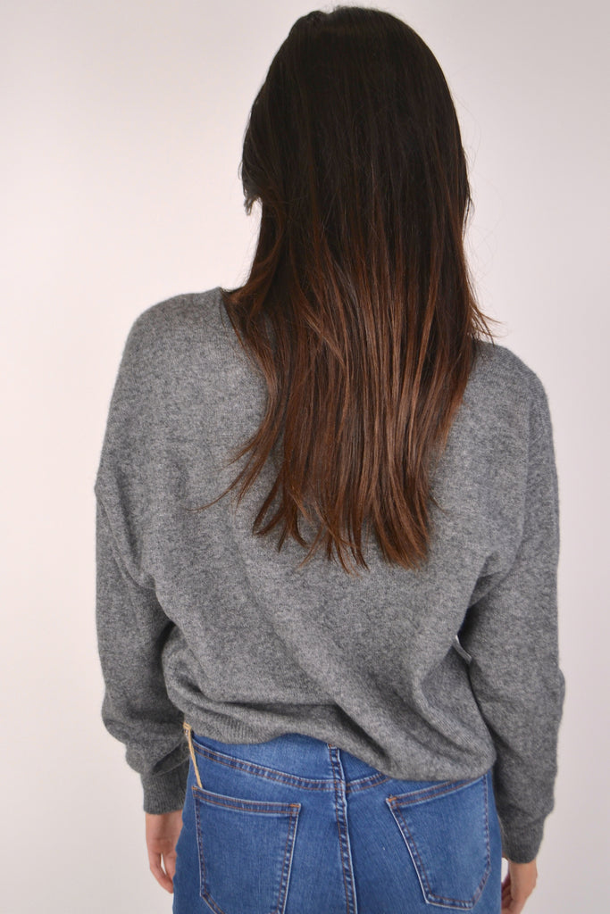 Back View - Smoke Malibu V 2.0 Sweater