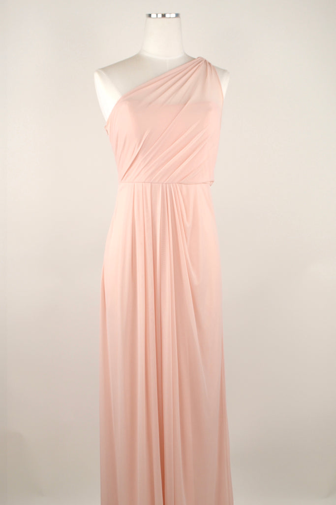 Light Pink One Shoulder Dress