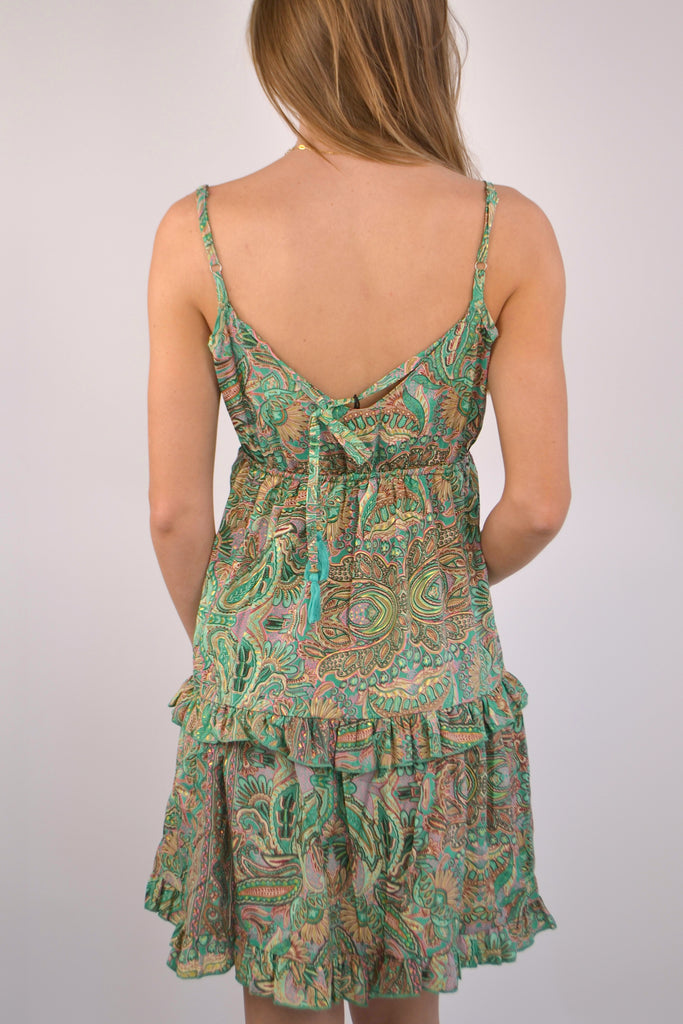 Back View - Green Mary Dress