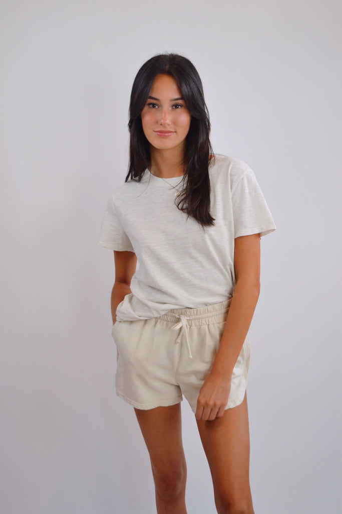 White Shorts with Pockets