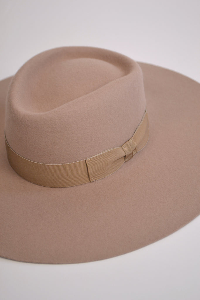 Close View - Paul Ice Nut Wool Felt Hat