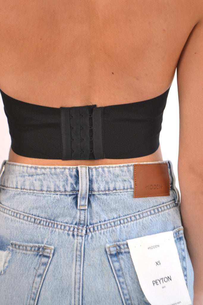 Back View - Black Bella Bustier