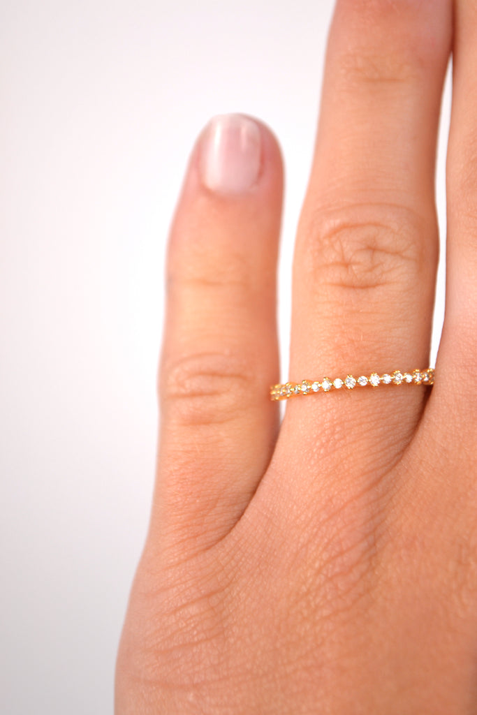 Gemma Ring Gold Finish