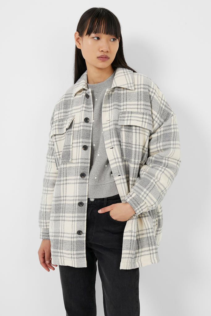 Caty Checked Shacket